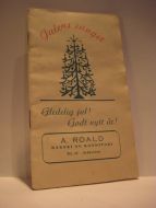 Pent og nostalgisk sanghefte fra 50 tallet, A. ROALD, Tlf. 19, Sykkylven.
