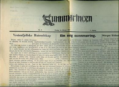 1951 nr 002 Sunnmøringen