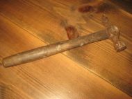 Eldre skomakerhammer fra skomakeri i Utvik 30-40 tallet Ca 23 cm lang