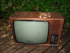 RADIONETTE svart/ kvitt ATV, modell TV6- 17B.