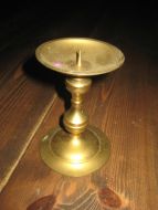 Messinglysestake Ca 11 cm høg