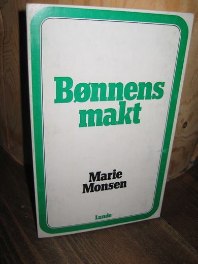 Monsen: Bønnens makt. 1963.