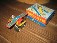 Opptrekkbar blikkleike CIRCUS PLANE 50 tallet