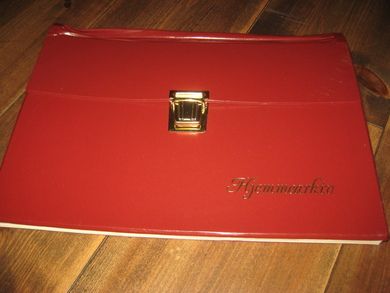 Ubrukt mappe HJEMME arkivet 60 tallet