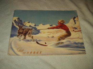 Gløtt av NORGE. 1939. Forsida tegna av Damslett.