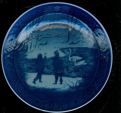 1987 pynteplatte fra Royal Copenhagen!