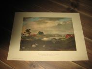 TRONDHJEM SETT FRA SYDØST Etter oljemaleri sign Jac Petersen 1821