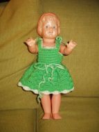 Meget pen dokke fra 50-60 tallet