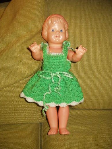 Meget pen dokke fra 50-60 tallet