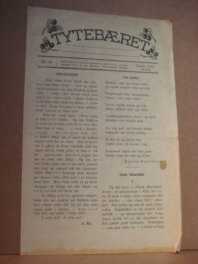 1925 nr 069 TYTTEBÆRET