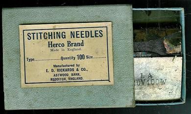 Eske med ikkje relevant innhold reservedeler fra RICHARDS & Co Redditch England