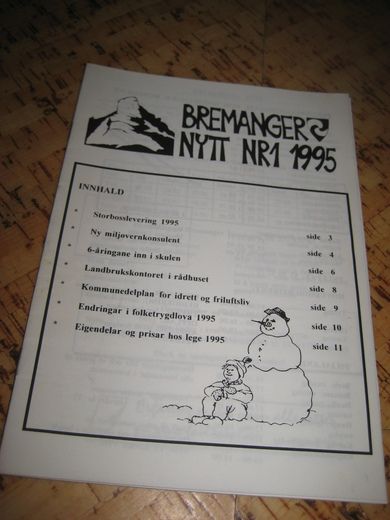 1995 nr 001 BREMANGER NYTT