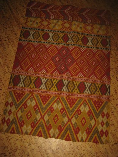 Pent vove teppe ca 53*84 cm stort