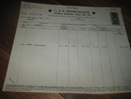 J E MOWINCKEL KOLONIAL - FETEVARER - FRUKT - MEL - FOR Bergen 24 3 1954 48839