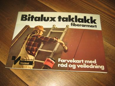 Farvekart, Bitalux taklakk, 70-80 tallet. 
