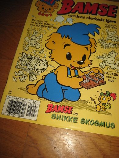 2001 nr 007 BAMSE- verdens sterkeste bjørn