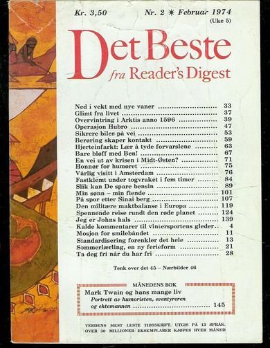 1974 nr 002 Det Beste fra Reader's Digest