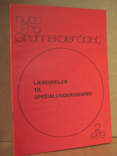 1979 nr 002 LÆREMIDLER TIL SPESIAL UNDERVISNING