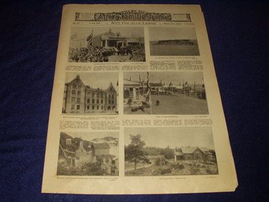 1910 nr 027 Tilæg fra Alleras Familie Journal NYT FRA ALLE LANDE