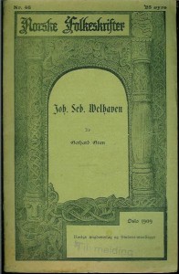 Gerard Gran: Joh. Seb. Wellhaven. 1909