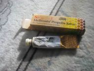 Eske med brukt innhold SALVASOL PROPOLIS SALVE 90 tallet