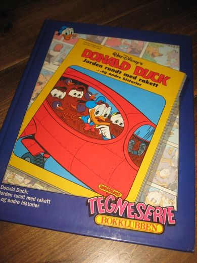 TEGNESERIE BOKKLUBBEN DONALD DUCK Jorden rundt med rakett 1993