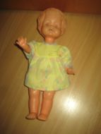 Gammel dokke ca 33 cm høg Svane bilde på nakken