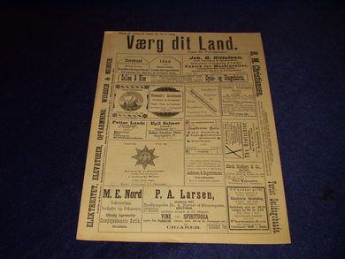 1898 nr 015 Værg dit Land