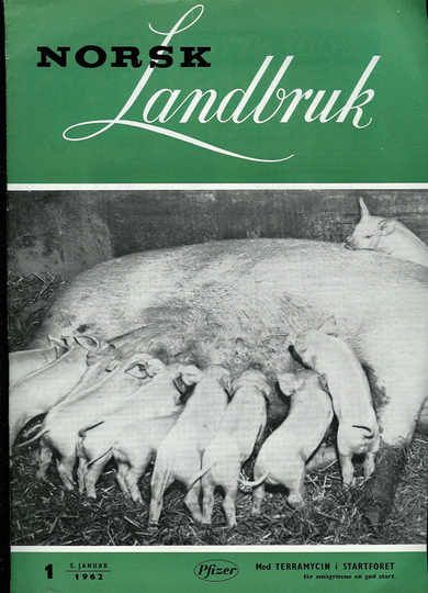 1962 nr 001 Norsk Landbruk