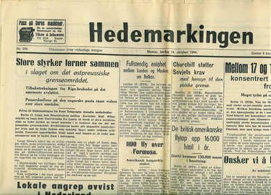 1944 nr 238 Hedemarkingen