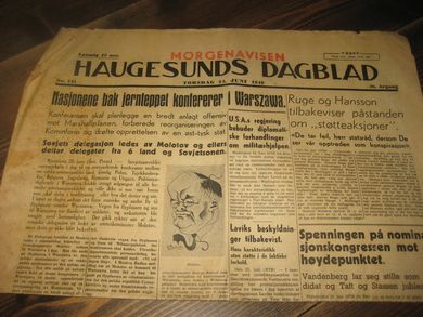 1948 nr 143 HAUGESUNDS DAGBLAD