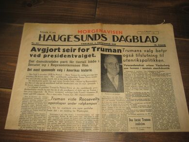1948 nr 257 HAUGESUNDS DAGBLAD