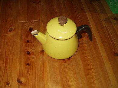 KOCKUM 1 liter kaffekjel emaljert 50-60 tallet