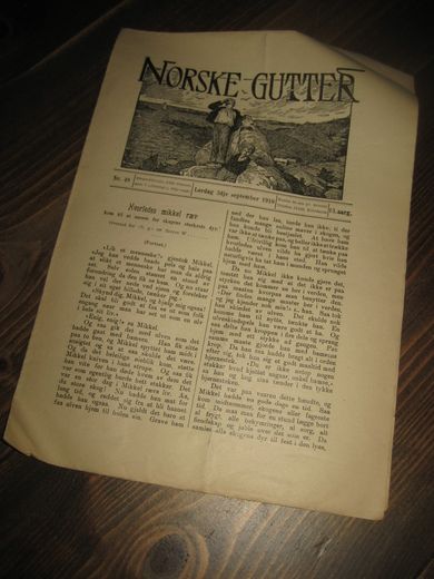 1910 nr 049 NORSKE GUTTER