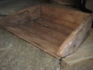 Gammelt garntrau ca 60*48 cm stort Bua i front 1800 tallet