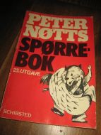 PETTER NØTTS SPØRRE BOK. 23. UTGAVE, 1980.