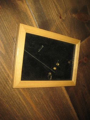 Treramme med glass ca 9*14 cm lysmål