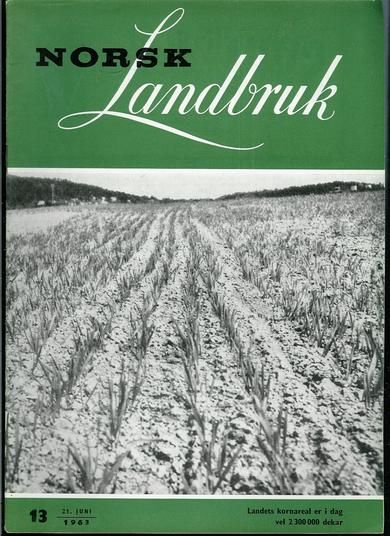 1963 nr 013 NORSK Landbruk