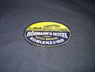 HØHMANNS HOTEL, KOBLENZ A/ RHEIN