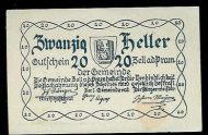 Zwanzig heller 1920