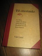 Til ettertanke. 1995. 