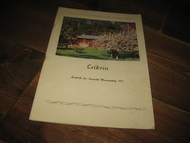 Leikvin Årsskrift for Sunndals Museumslag 1977