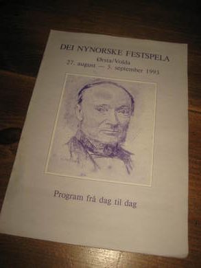 Prgram, DEI NORSKE GFESTSPELA, ØRSTA / VOLDA, 1993.
