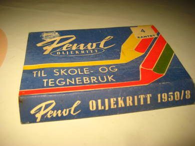 Omslaget til Penol Oljekritt 50 tallet