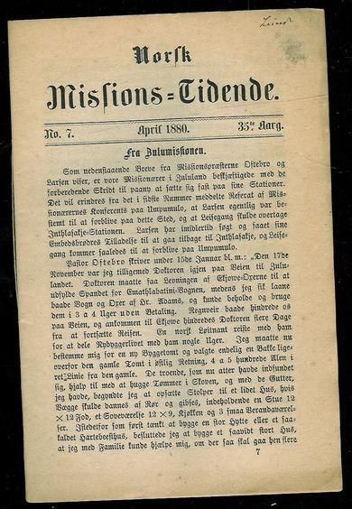 1880 nr 007 Norsk Missions Tidende