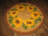 Rund brikke fra 60 tallet ca 60 cm i diameter