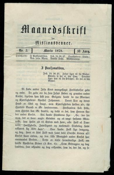 1878 nr 003 Maanedsskrift for Missionsvenner