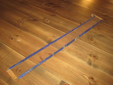 Gammel vevskei, ca 94 cm lang. Tidleg 1900.