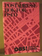 1984, POSTADRESSEBOK FOR OSLO.