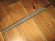 Ubrukt halvrund fil fra C O ØBERG & CO ESKILTUNA 30-40 tallet Ca 37 cm lang